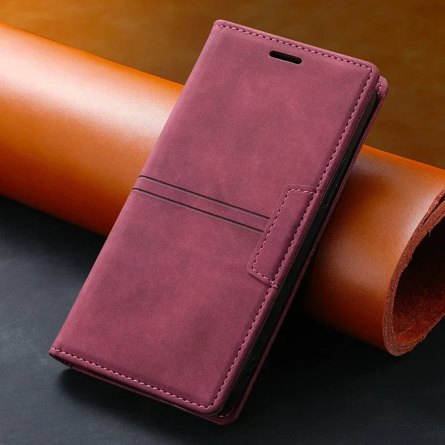 Stornfield | Étui en cuir wallet flip - Google Pixel