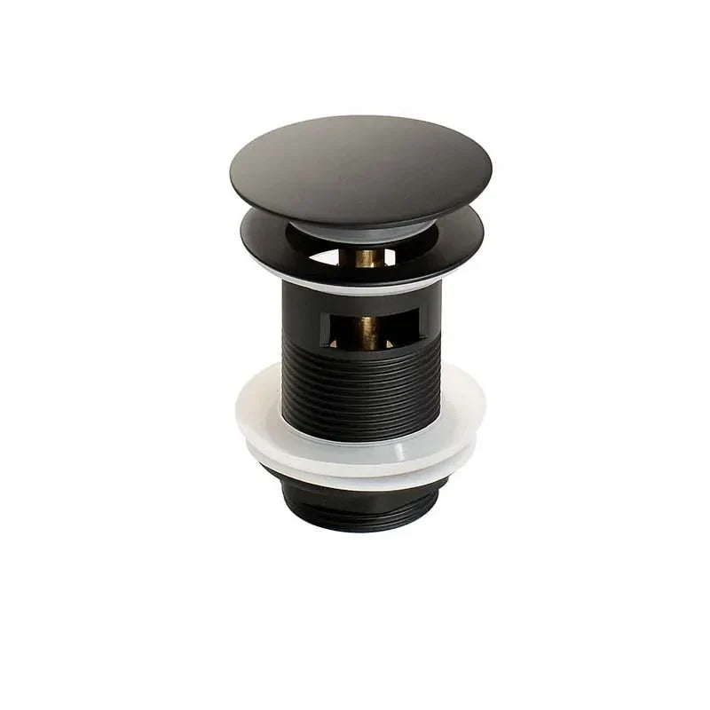 Drain plug with push-down pop-up – brass | 11 colors | With or without overflow Stornfield