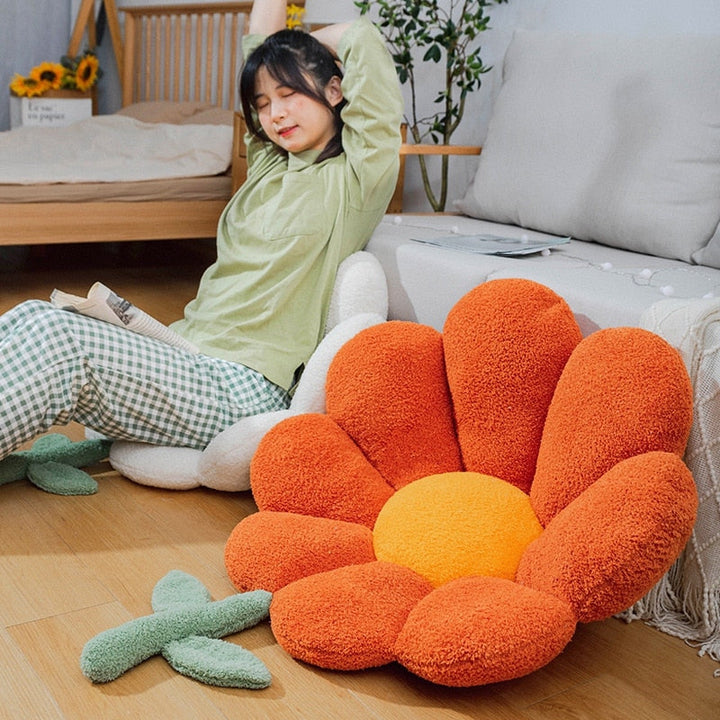 Golden Stornfieldossom Sunflower Soft Seat Cushion | Stornfield