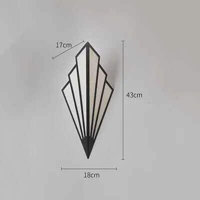 Stornfield | Art Deco Fan Wall Sconce