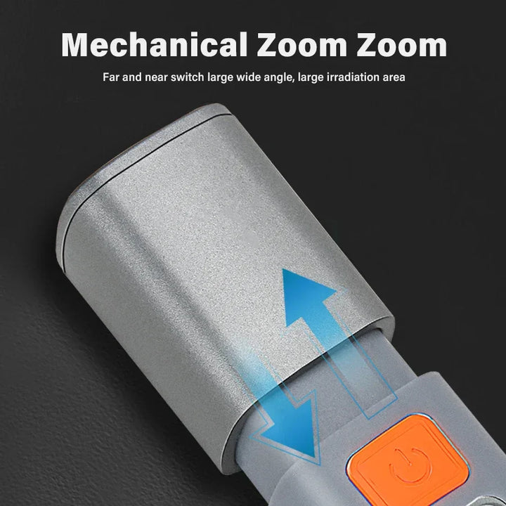 Ultra-Bright Long Shot USB Rechargeable Flashlight | Stornfield