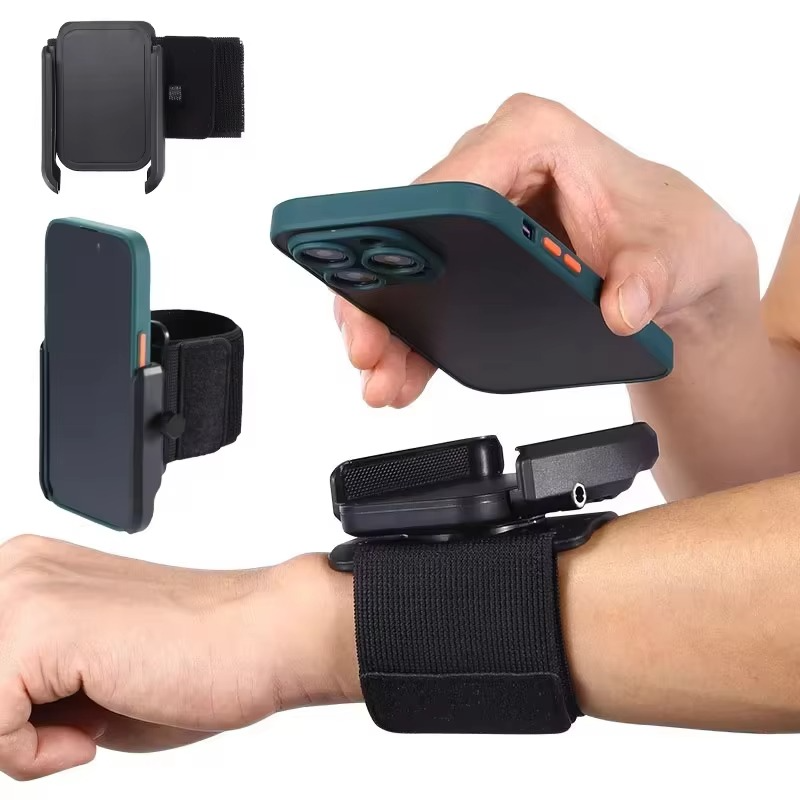Stornfield | 360° Rotating Wrist Strap Phone Holder for Running and Cycling
