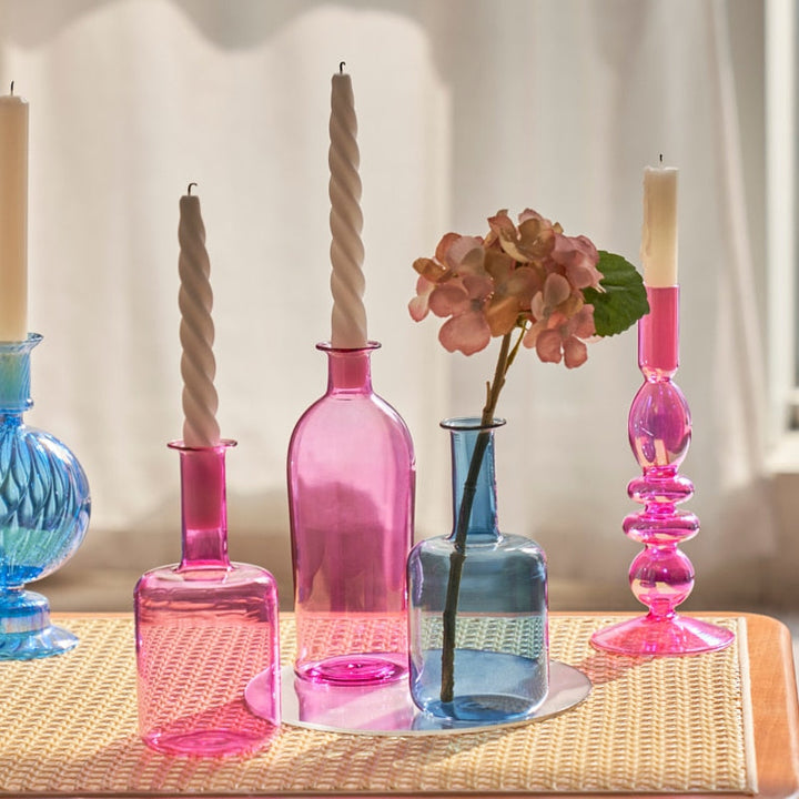 Bud Coloured Glass Vase | Stornfield