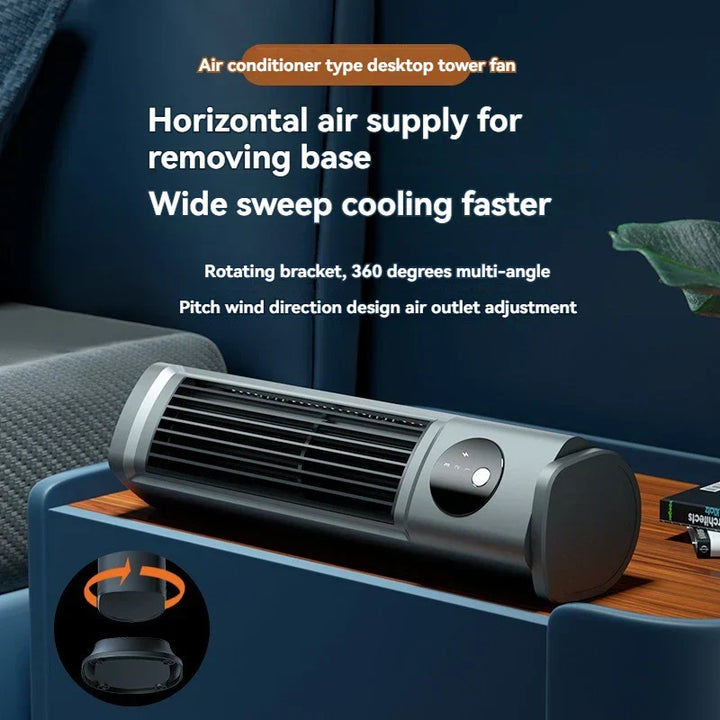 Stornfield | Towerless Ultra Cool Air Conditioning Desktop Fan
