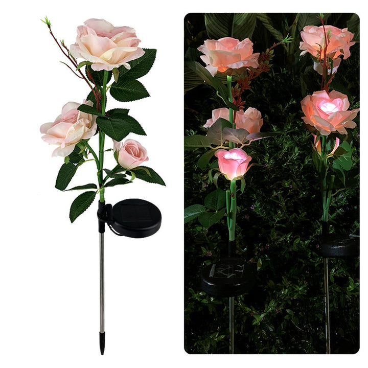 LED Solar Rose Decorative Light | Stornfield