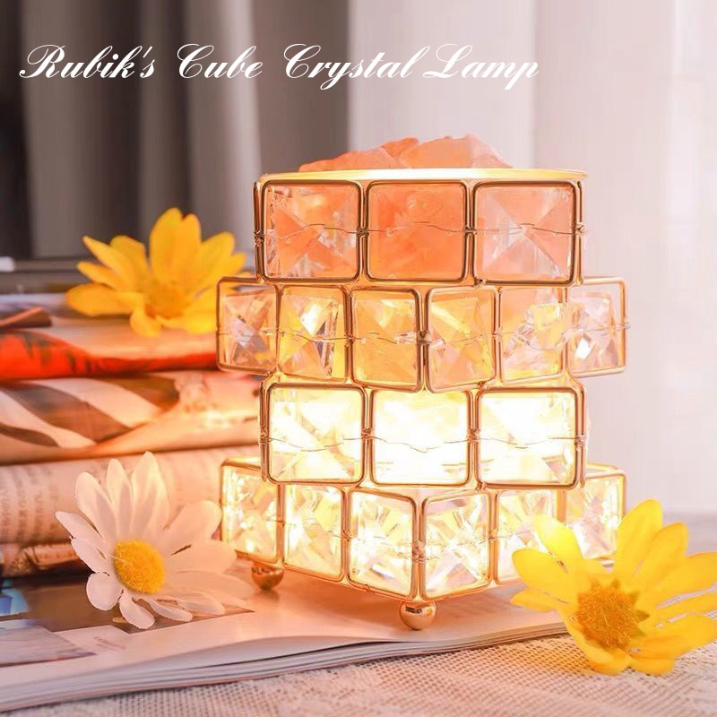 Crystal Room Mood Ambient Geo Shimmer Cube Light | Stornfield