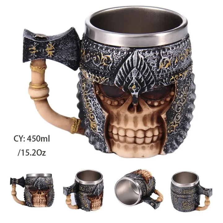 Stornfield | Medieval Dragon Stainless Steel Resin Mug as Coffee Mug or Tea Mug