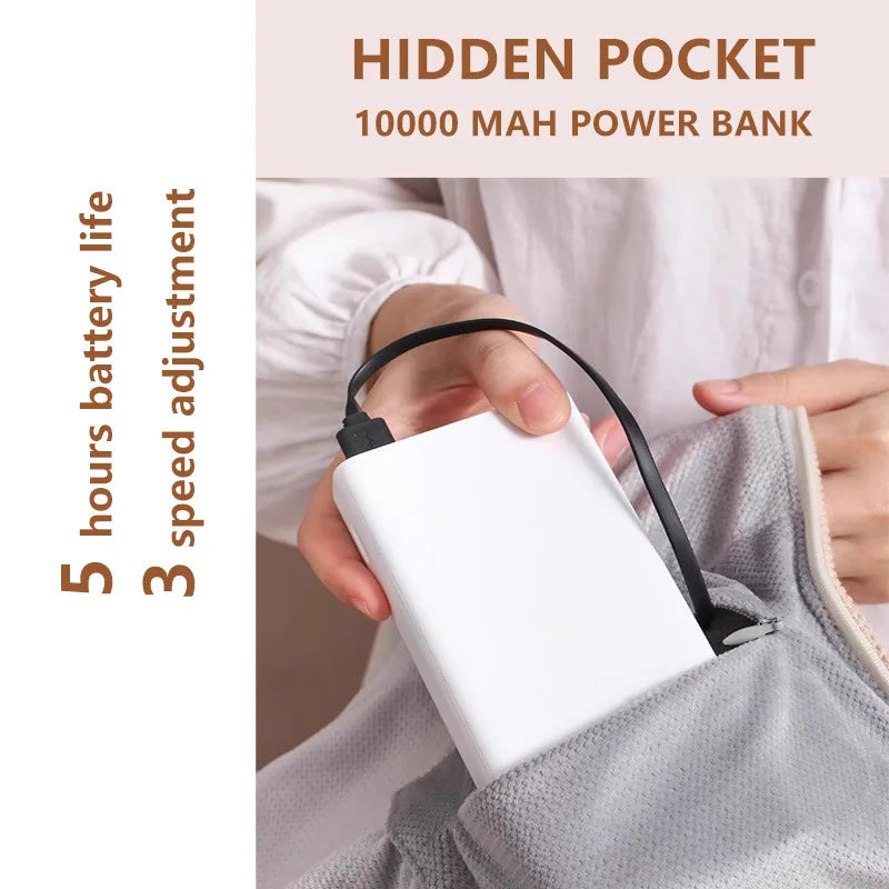 Stornfield | USB Rechargeable Heated Blanket for Winter Travel