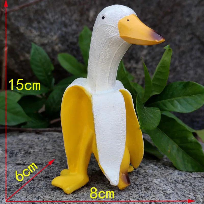 Peeled Banana Duck Face Garden Decor | Stornfield