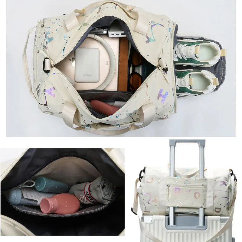 FlexiZen Sports bag with shoe compartment and stylish design – Water-repellent | Stornfield
