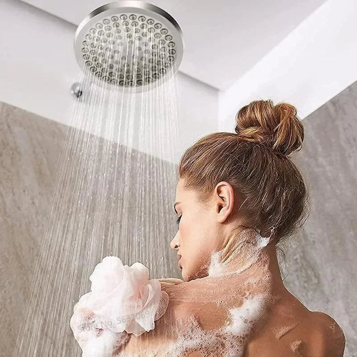 High-Pressure Rain Shower Head with Arm | Round Model – Wall Mount Stornfield