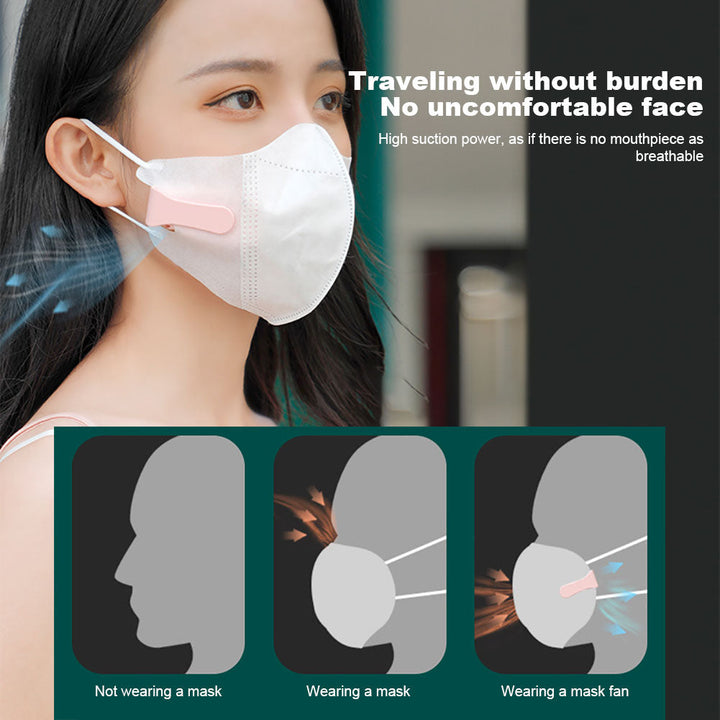 Wearable Clip-On Face Mask Fan | Stornfield