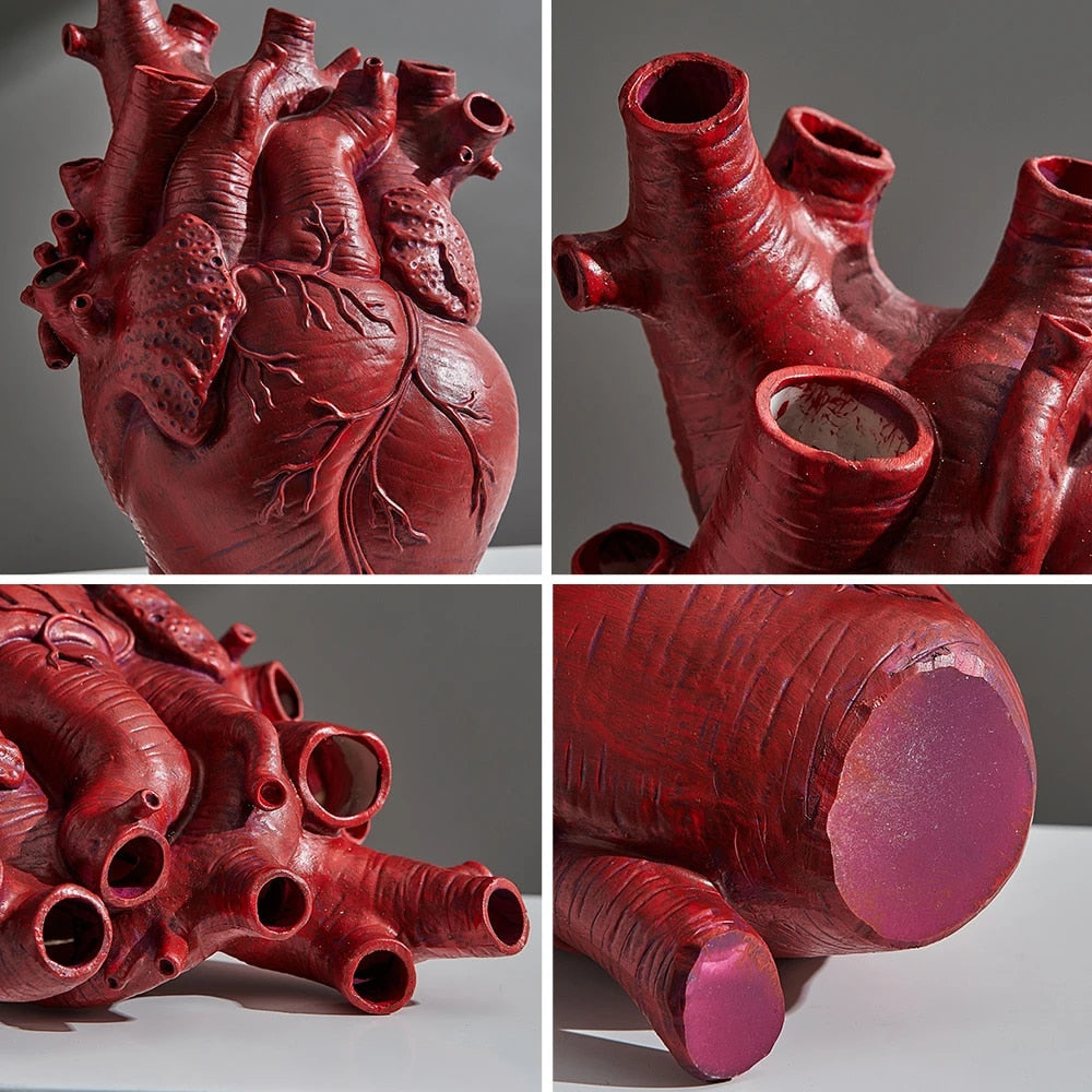 Stornfield | Heart-Shaped Artificial Dried Plant Vase
