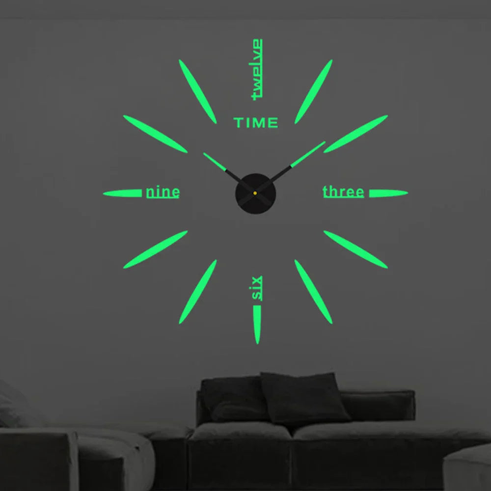 Stornfield | New large unique style acrylic wall clock