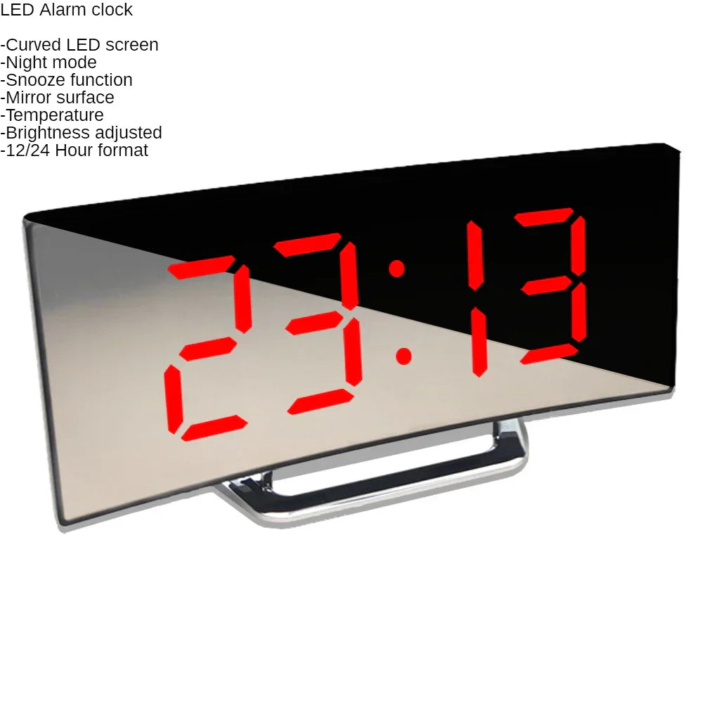 Stornfield | Curved Screen Digital Alarm Clock