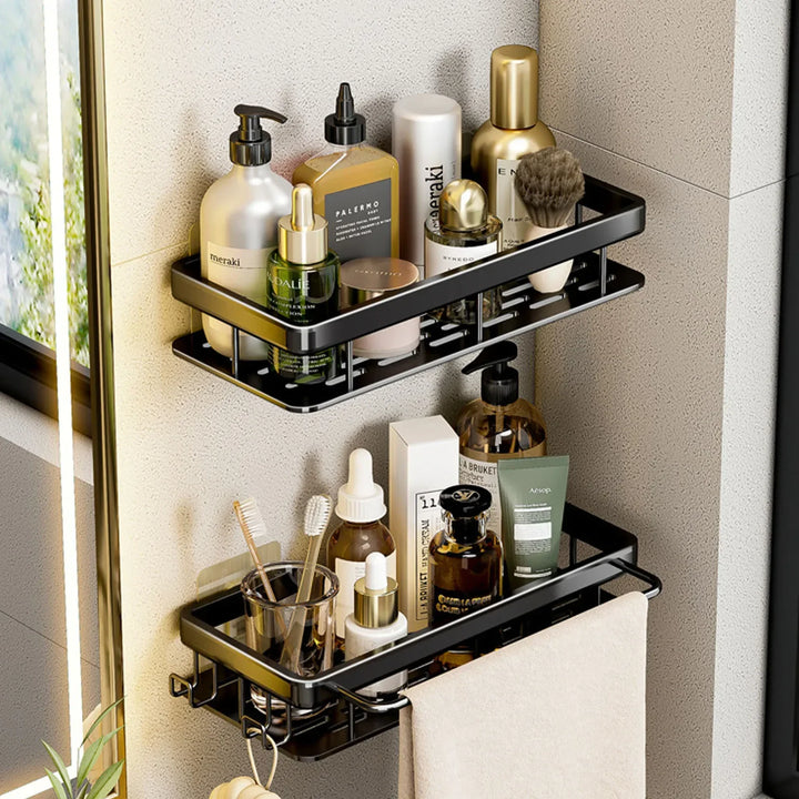Shower shelf without drilling aluminum | Stornfield