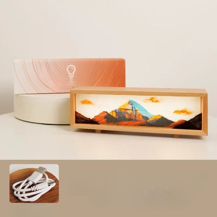 Dream Aura Interactive Desktop Artsy Canvas Lamp | Stonrfield