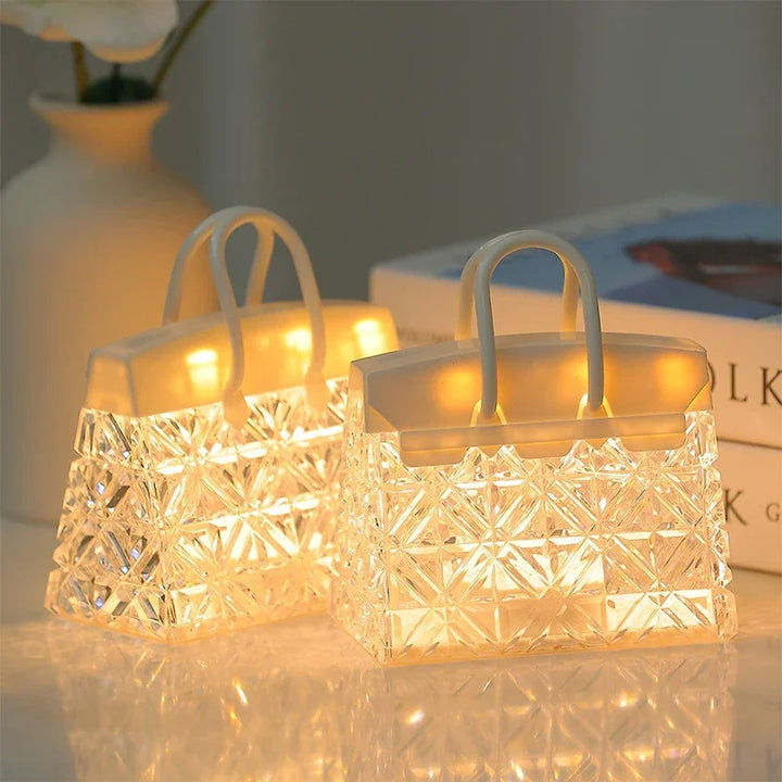 Stornfield | CrystalBag | Creative Handbag-Shaped Acrylic Night Light