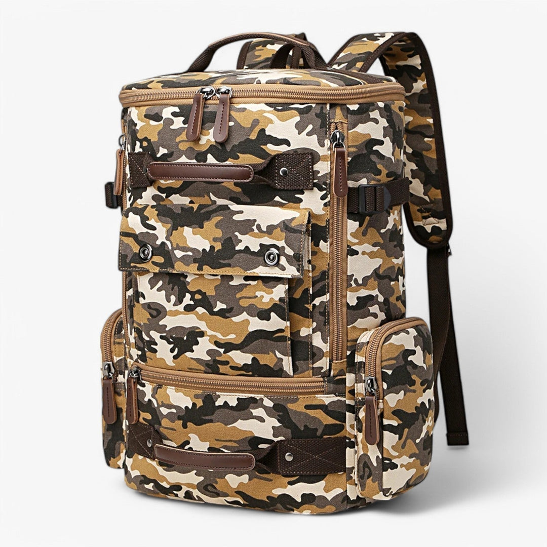 Stornfield | Vintage Canvas Backpack – Stylish & Functional with Laptop Compartment for Everyday & Adventure