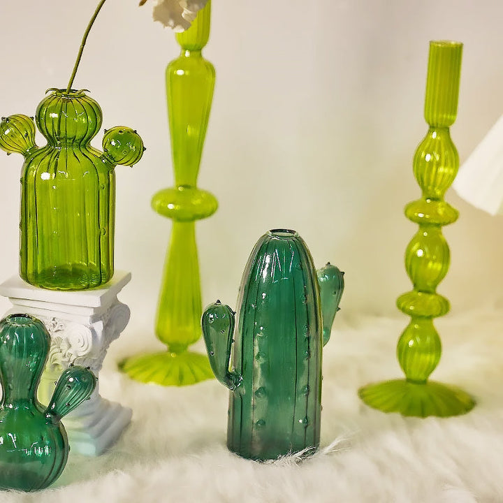 Cactus Glass Vase | Stornfield