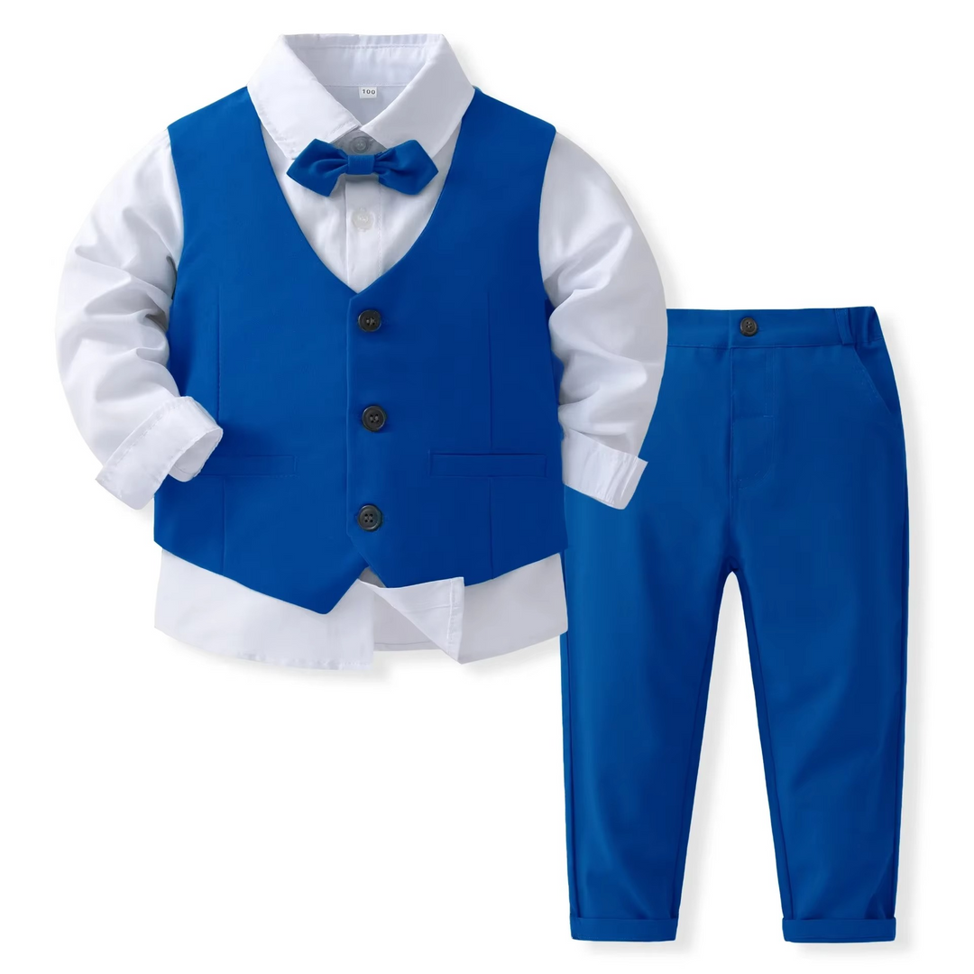 Stornfield | Boys Formal Cotton Outfit Set for Toddlers and Kids