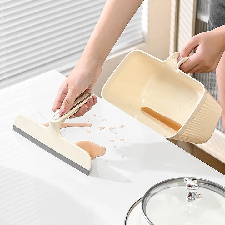 2in1 Waste Disposer Scraper Trash Can | Stonrfield
