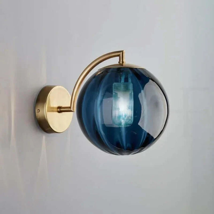 Stornfield | Modern Stained Glass Wall Light