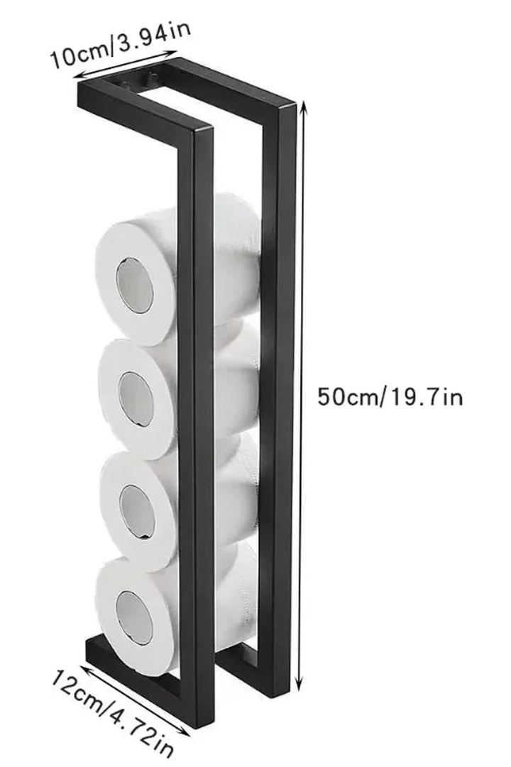 Stornfield | Slim Black Bathroom Shelf