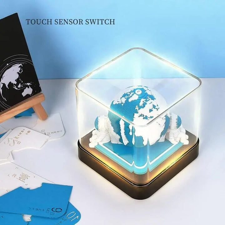 3D Earth Wanderer Calendar Memo Pad | Stornfield