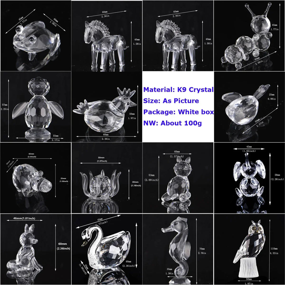 Stornfield | Super cute animal crystal ball figurines