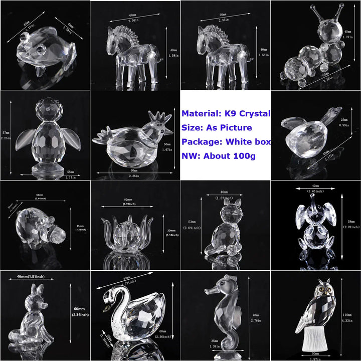 Stornfield | Super cute animal crystal ball figurines