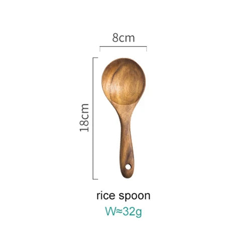 Stornfield Acacia 8-Piece Cooking Set