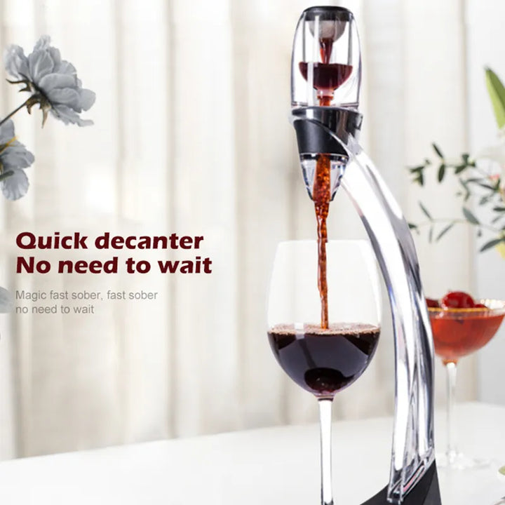 Stornfield | Wine aerator, decanter, pourer, set with filters, air purifier, stand diffuser, air aerator, sieve, aerator, wine for the dining room bar
