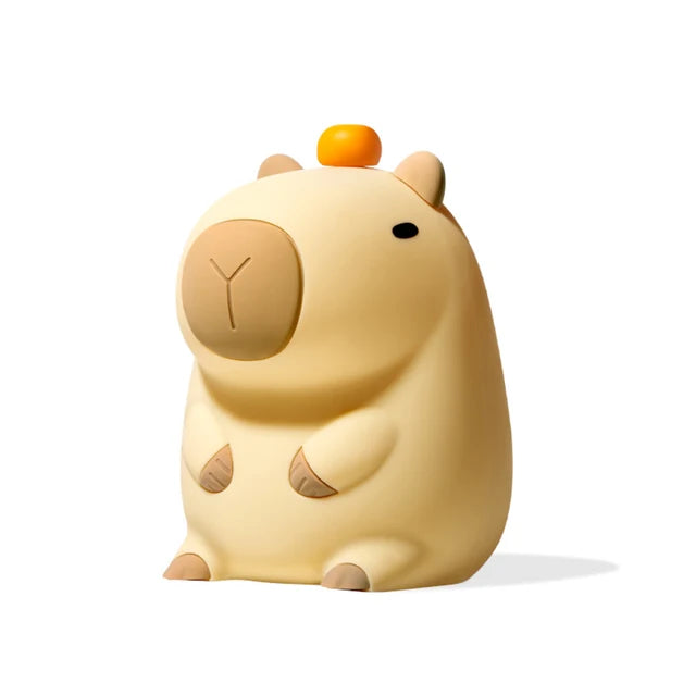 Stornfield | Capybara Léger - Lampe de nuit en silicone cartoon Capybara rechargeable avec batterie 800mAh