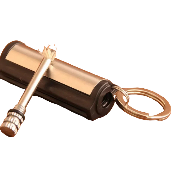 Stornfield | FlareKey – Multifunction Keychain Lighter | Windproof Kerosene Lighter for Outdoor & Everyday Use