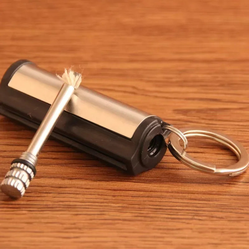Stornfield | FlareKey – Multifunction Keychain Lighter | Windproof Kerosene Lighter for Outdoor & Everyday Use