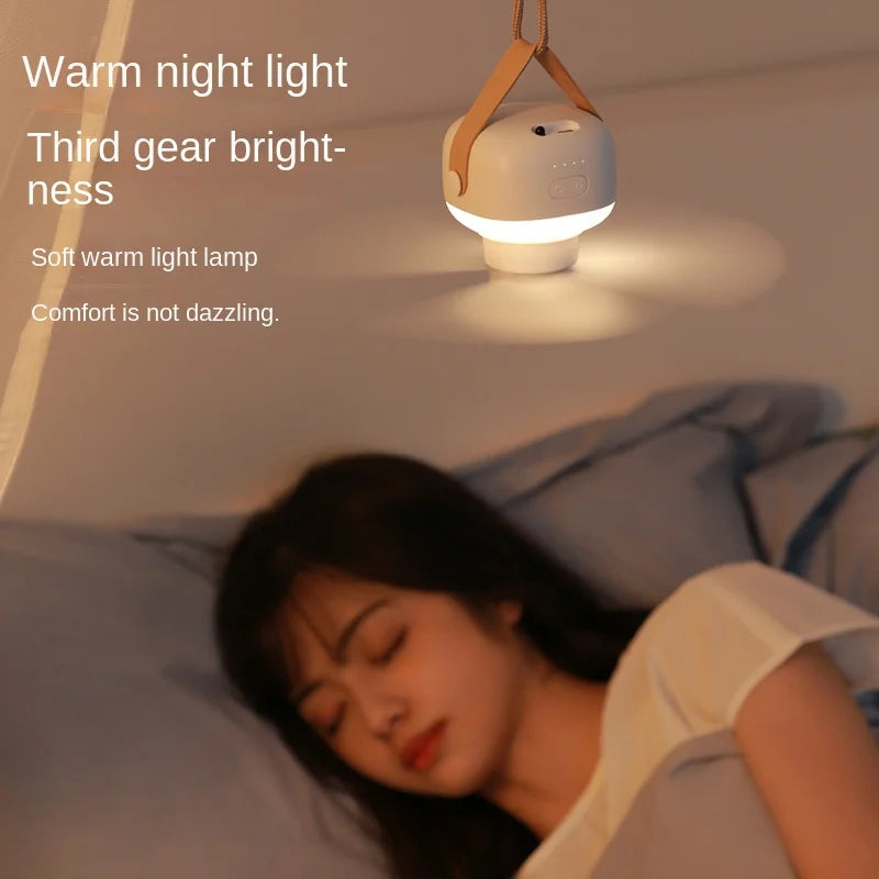 Portable Wireless Mini Ceiling Fan – USB Fan with Remote Control, Stand, Night Light for Home, Outdoor & Camping | Stornfield