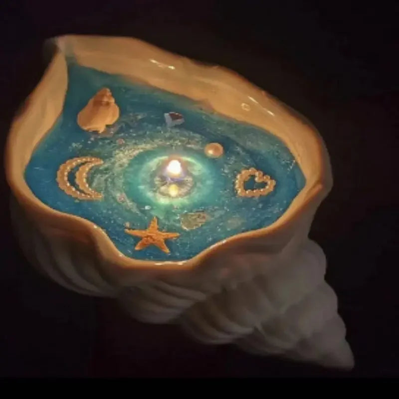 Handmade Sea Shell Starfish Aromatherapy Candle | Stornfield