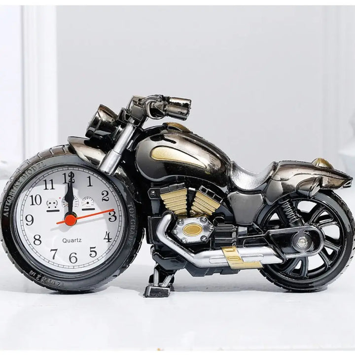 Vintage Motorcycle Bedside Alarm Clock | Stornfield