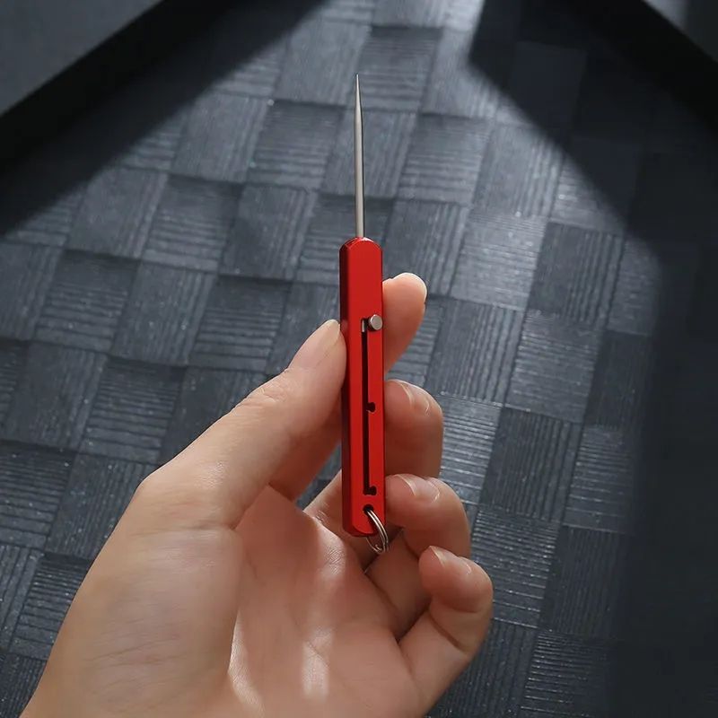 Compact Titanium Outdoor Defense Tool Keychain | Stornfield