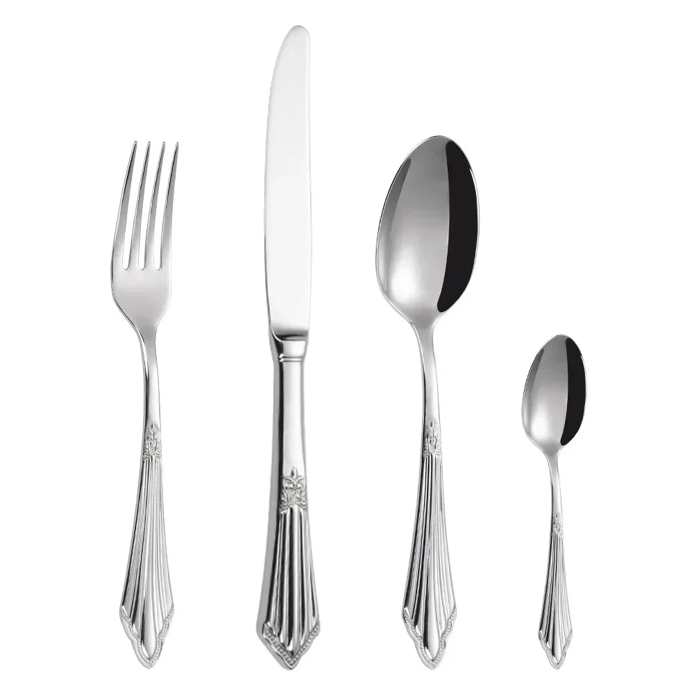 Stornfield | Elegant Cutlery Set in Gold Design