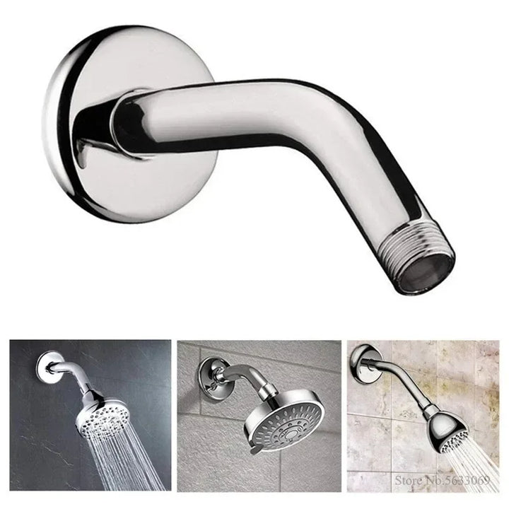 High-Pressure Rain Shower Head with Arm | Round Model – Wall Mount Stornfield