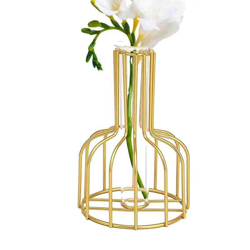 Gold Cage Vase Stornfield