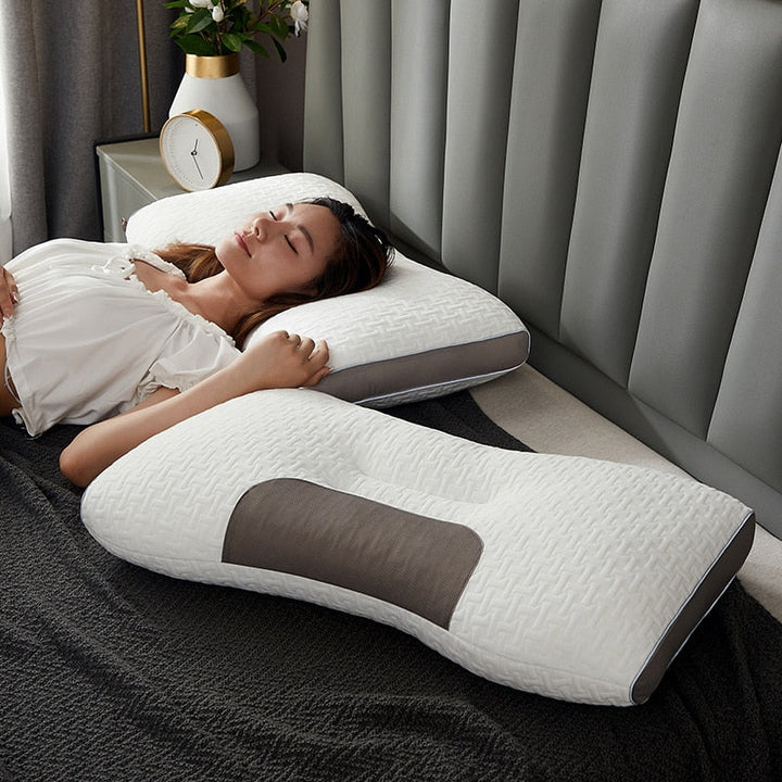 Stornfield | Hybrid Pillow for Back and Side Sleepers - Neck and Shoulder Support Pillow