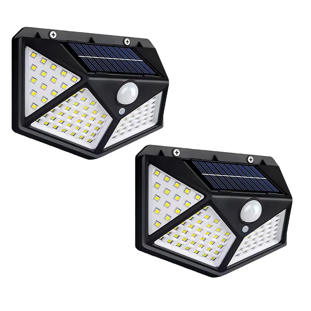 Solar Wall Light Outdoor 100 LED with Motion Sensor | Stornfield