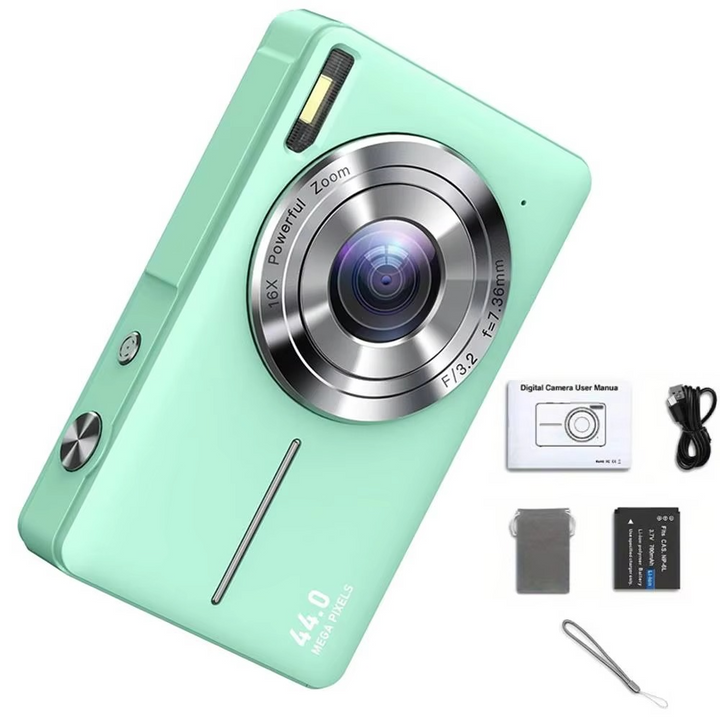 Stornfield | High-Resolution Kids' Digital Camera - 1080P HD, 44MP with 16X Zoom