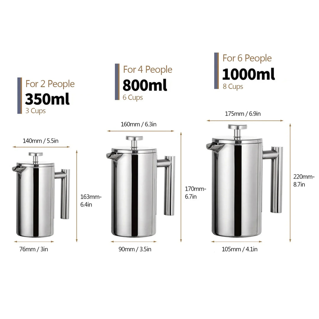 Stornfield | Stainless Steel French Press