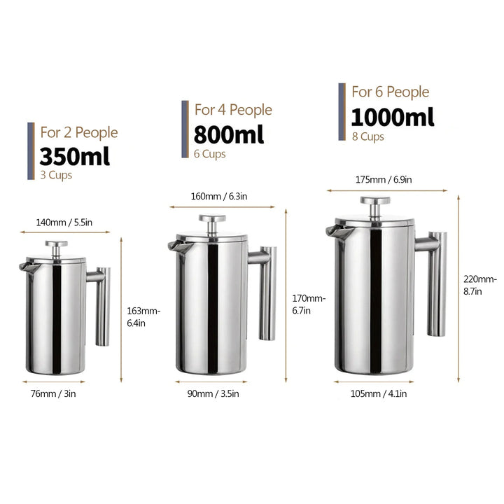 Stornfield | Stainless Steel French Press