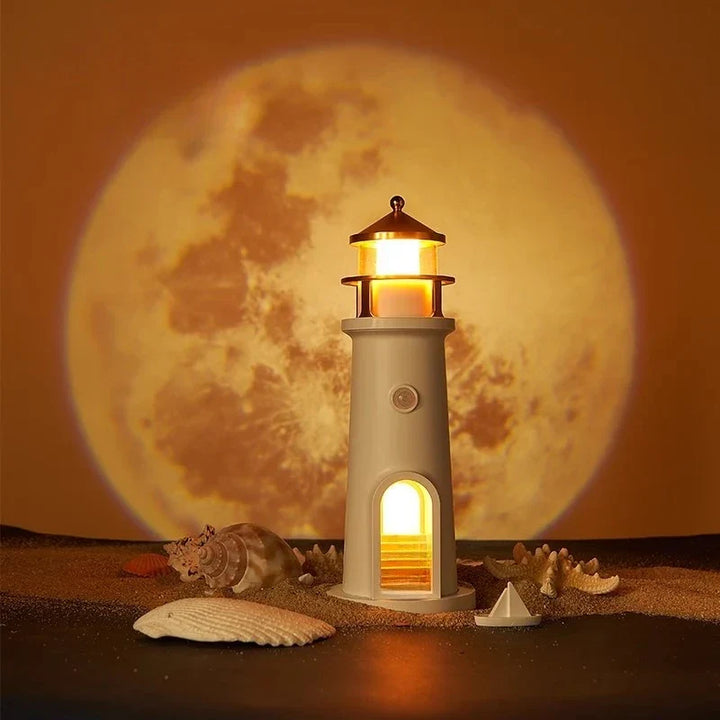 Moon Harbor Lighthouse Night Lamp | Stornfield