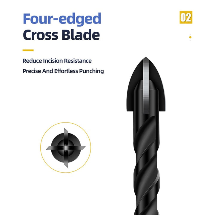 Heavy-Duty Mega Ultimate Cross Hex Drill Bit Set | Stornfield